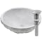 Novatto Natural Carrera Marble Stone Vessel Sink with Brushed Nickel Drain and Sealer NOSV-CWNBN - alternate 1